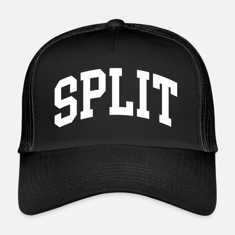 Split - Trucker Cap - Schwarz/Schwarz