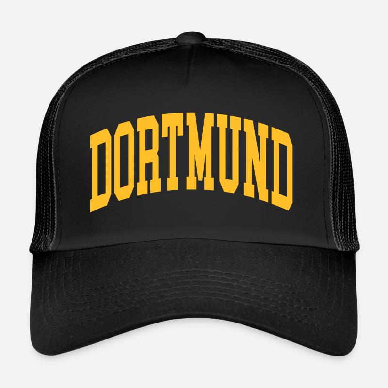 Dortmund - Trucker Cap - Schwarz/Schwarz
