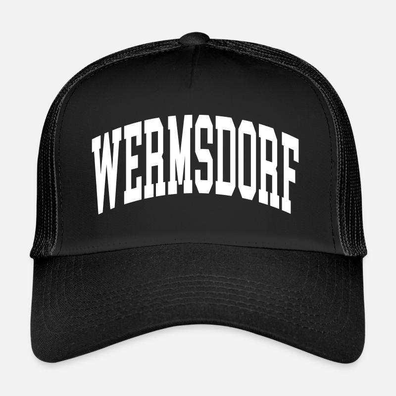 Wermsdorf - Trucker Cap - Schwarz/Schwarz