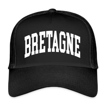 Bretagne - Trucker Cap - Schwarz/Schwarz - Vorne