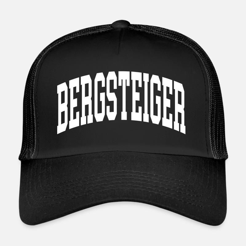 Bergsteiger - Trucker Cap - Schwarz/Schwarz