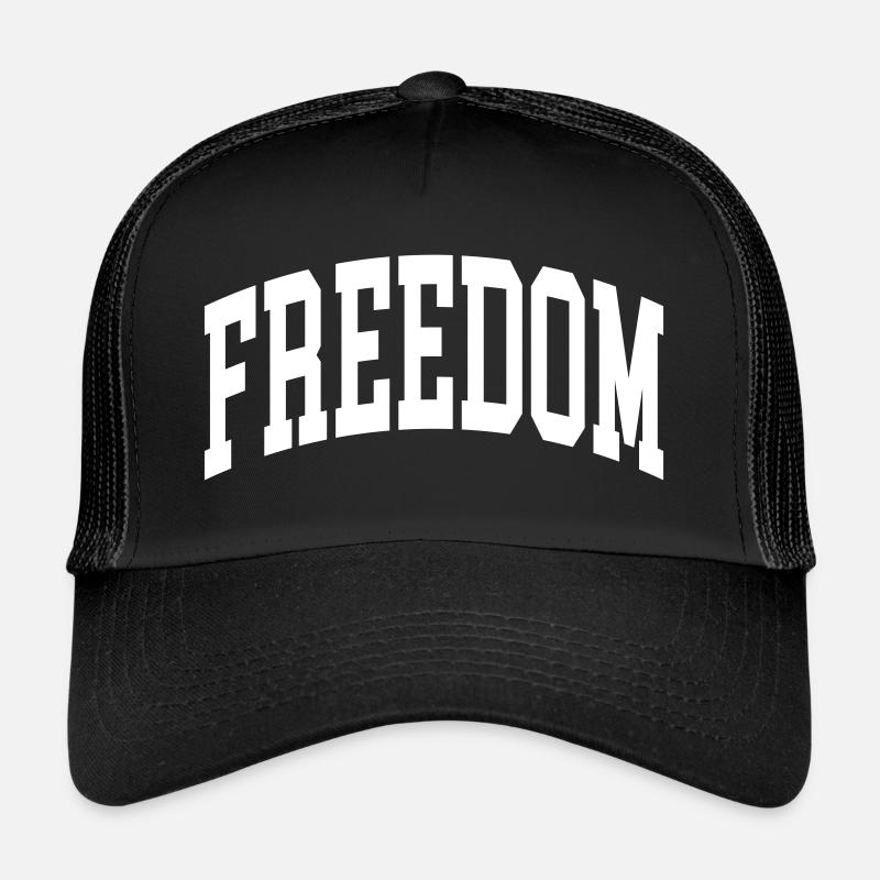 Freedom - Trucker Cap - Schwarz/Schwarz