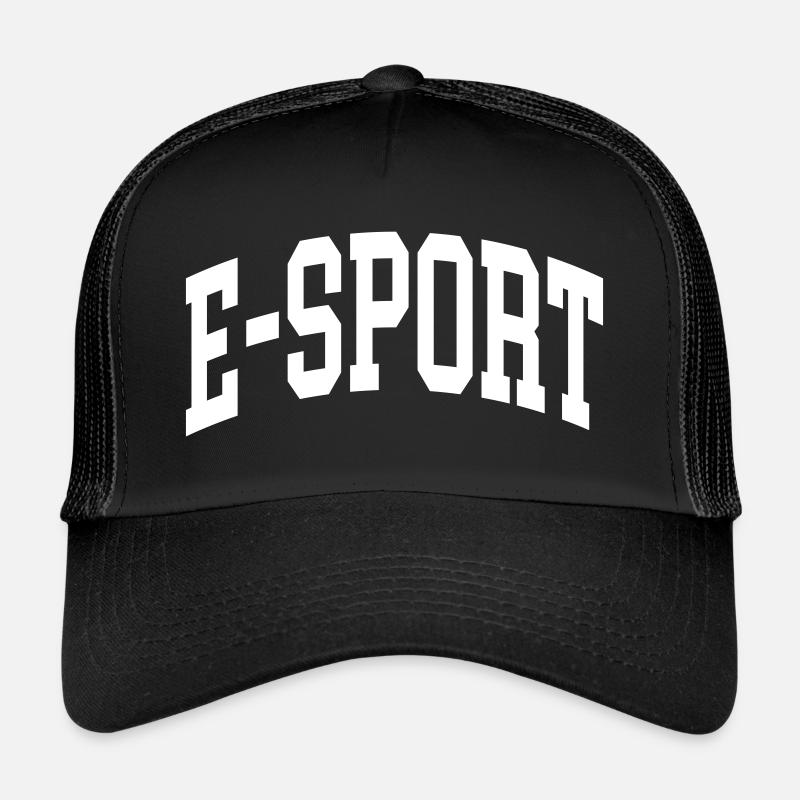 E-Sport - Trucker Cap - Schwarz/Schwarz