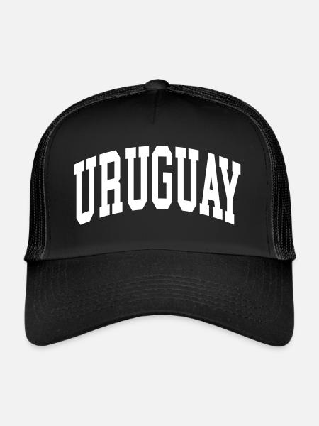 Uruguay - Trucker Cap - black/black - Front