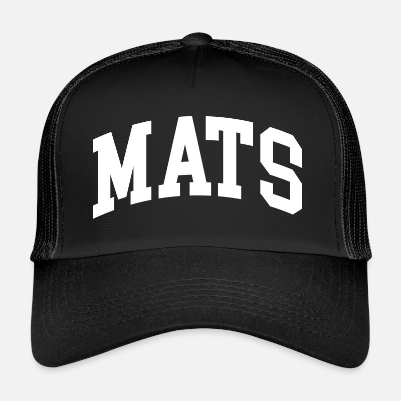 Mats - Trucker Cap - Schwarz/Schwarz