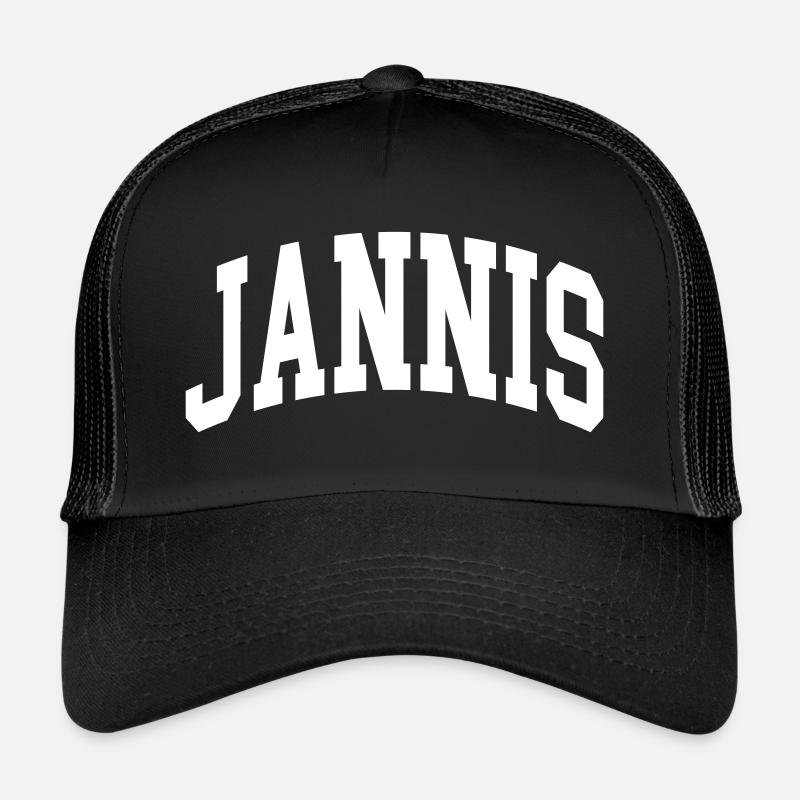 Jannis - Trucker Cap - Schwarz/Schwarz