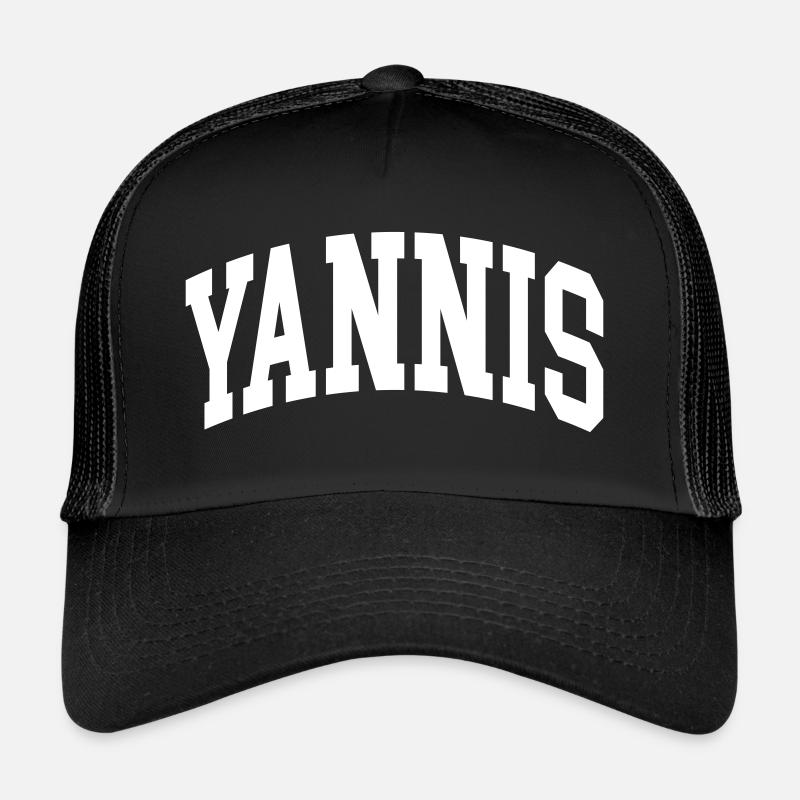 Yannis - Trucker Cap - Schwarz/Schwarz