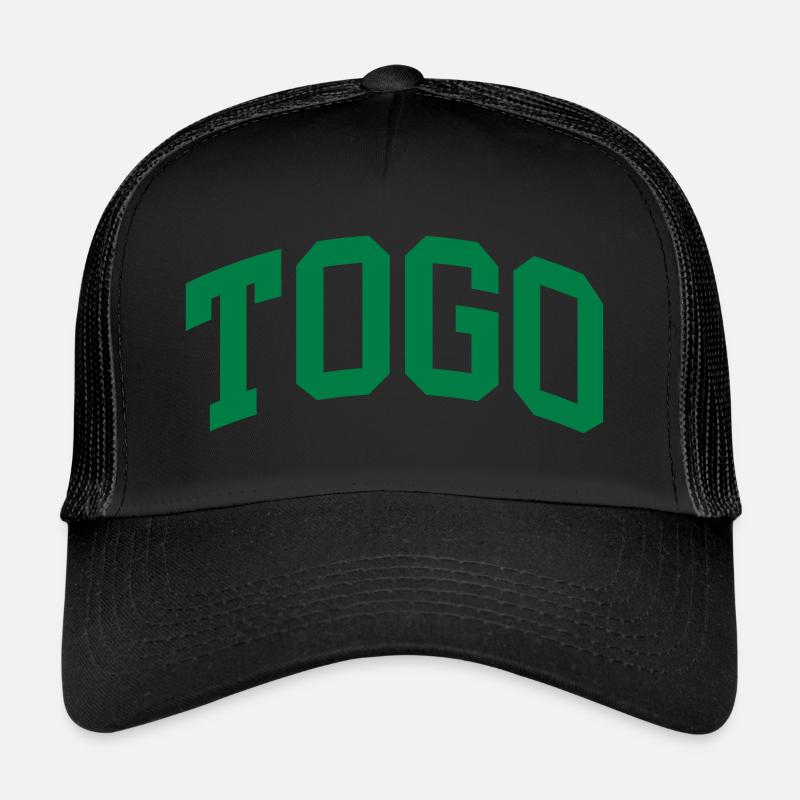 Togo - Casquette trucker  - noir/noir