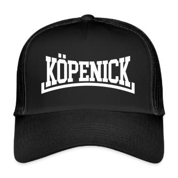 Köpenick - Trucker Cap - Schwarz/Schwarz - Vorne