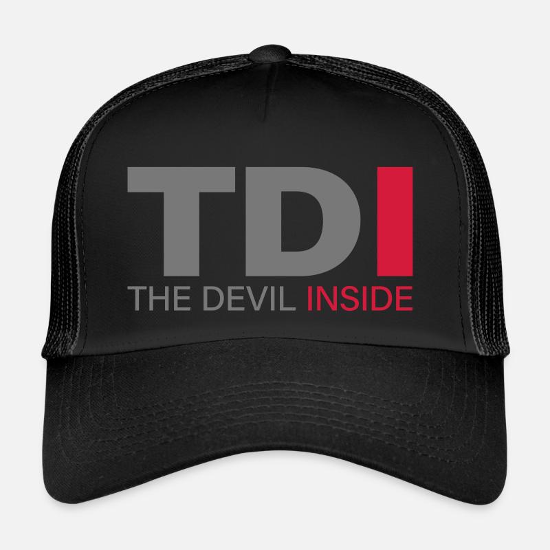 TDI The Devil inside - Trucker Cap - black/black