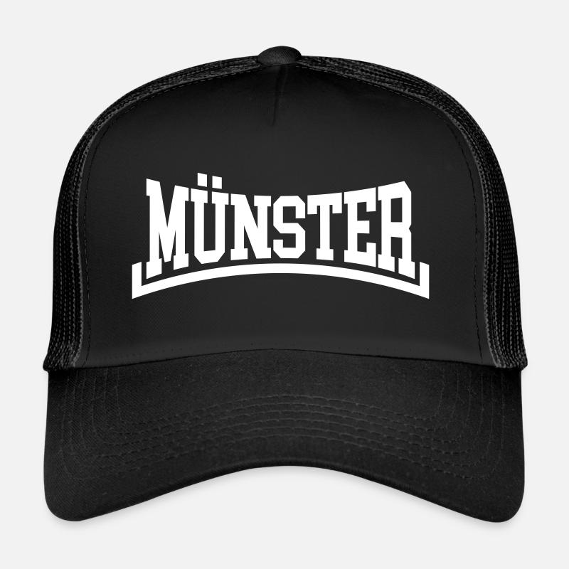 Münster - Trucker Cap - Schwarz/Schwarz