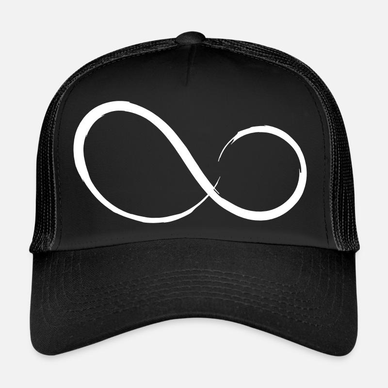 Unendlichkeitszeichen Unendlichkeit Vektor Motiv Trucker Cap