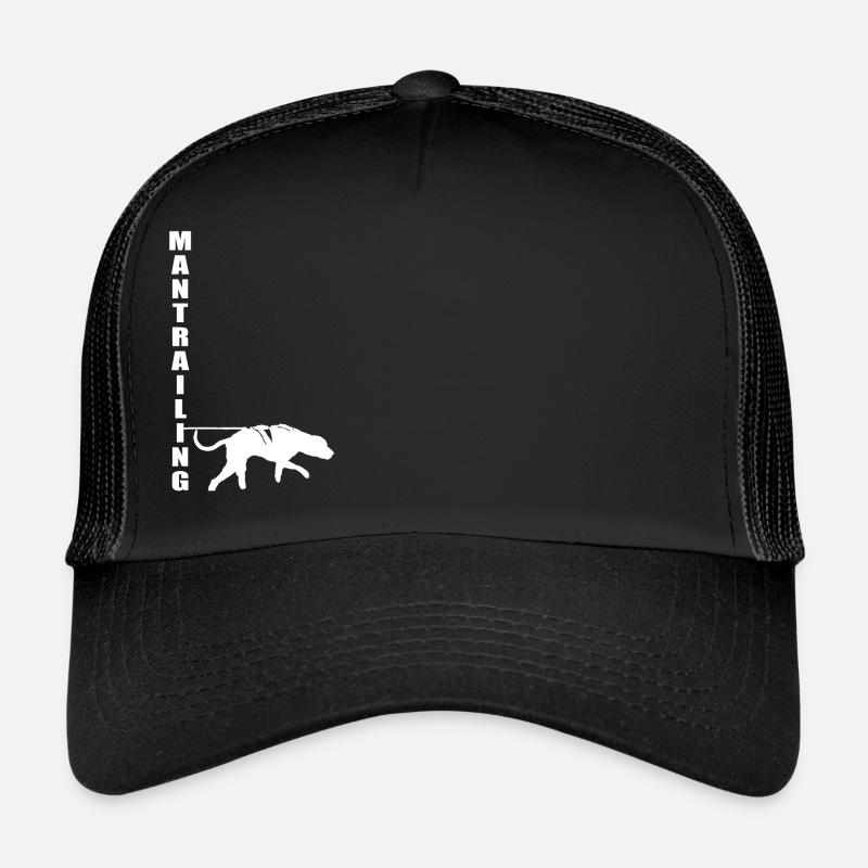 Mantrailing WHITE Casquette trucker 