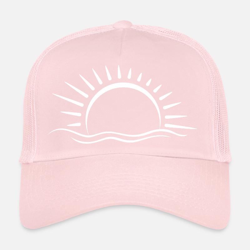 Coucher du soleil Casquette trucker 