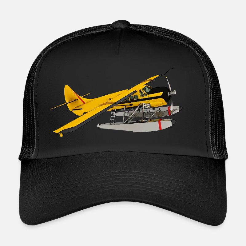Single engine seaplane from the 1950s Trucker Cap