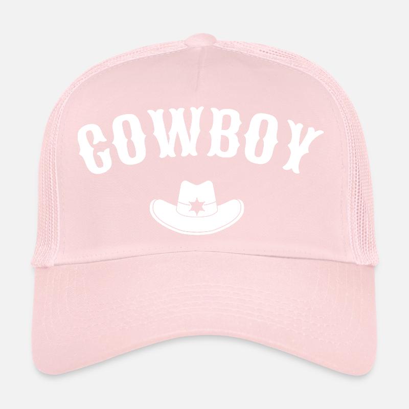 Cowboy stetson t shirt riding Trucker Cap