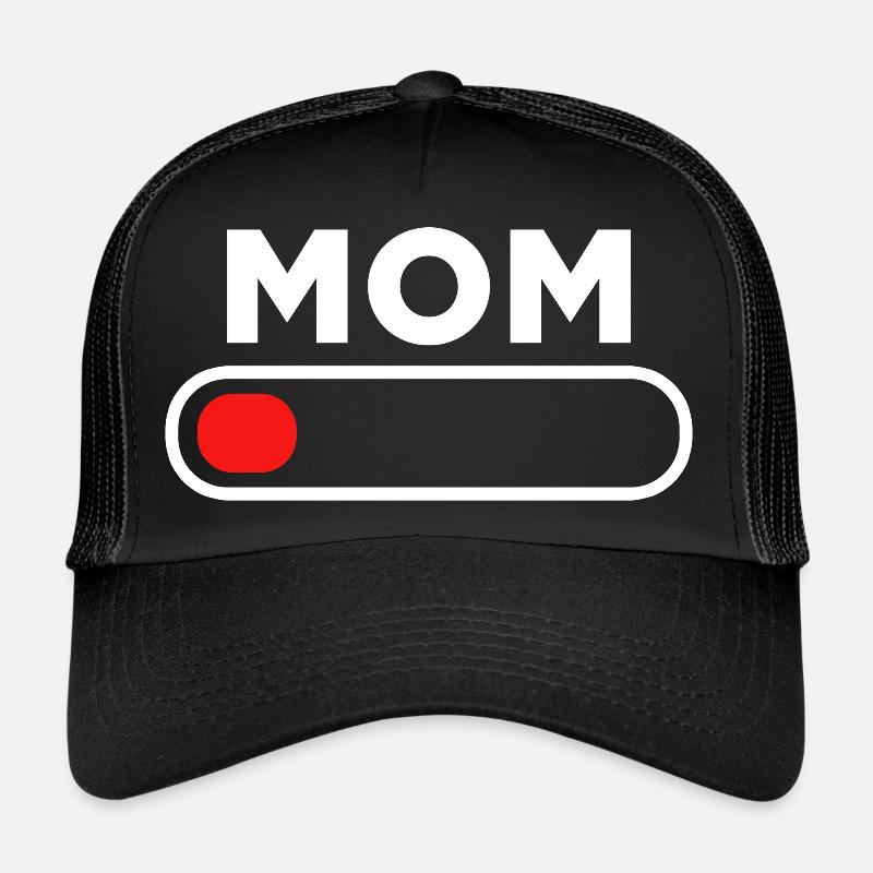 Maman - Loading - Casquette trucker  - noir/noir
