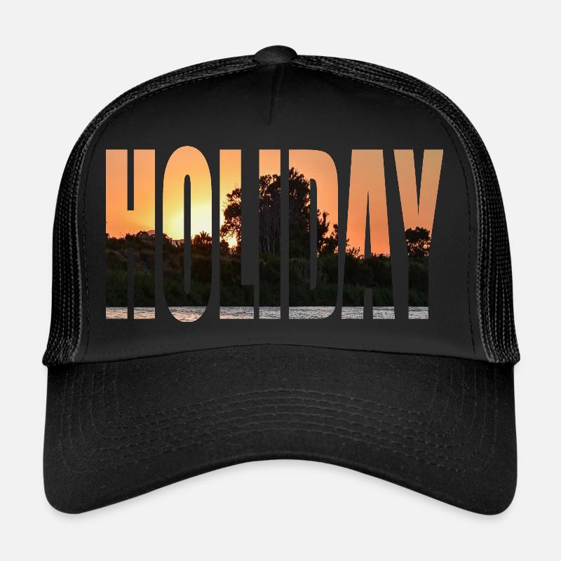 Feiertag - Trucker Cap - Schwarz/Schwarz