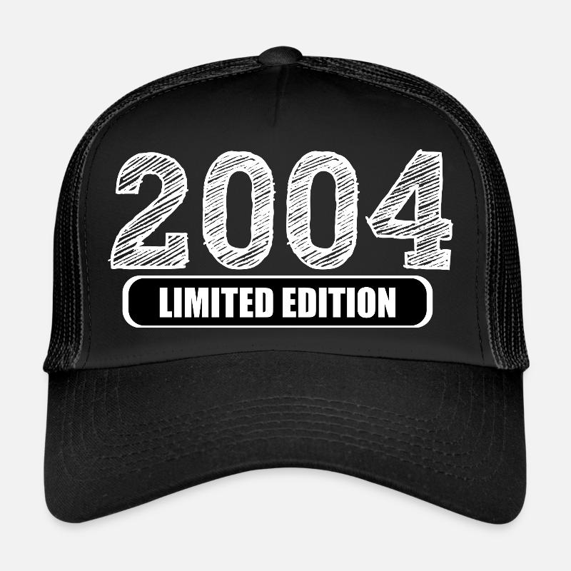 EDITION LIMITÉE 2004 Année de naissance Anniversaire Casquette trucker 