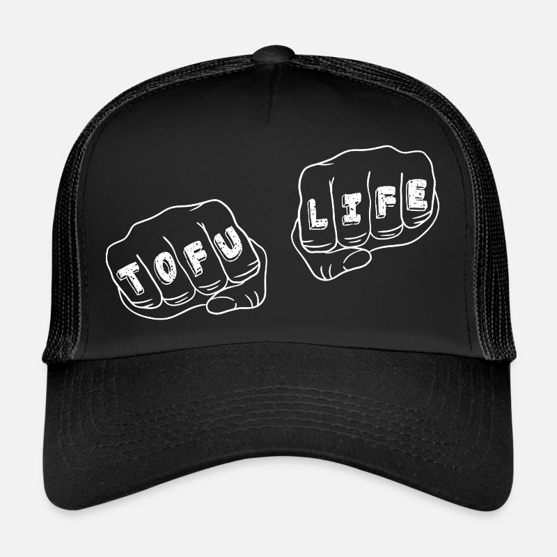 Tofu Life - Trucker Cap - black/black