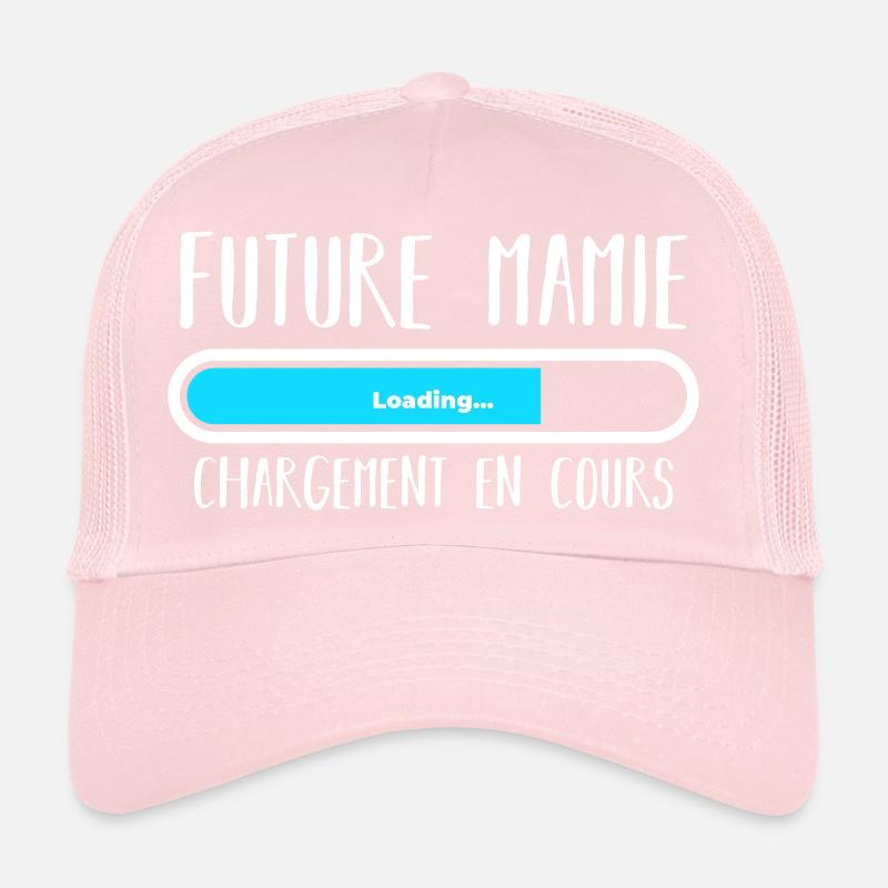 Future mamie loading blanc Casquette trucker 