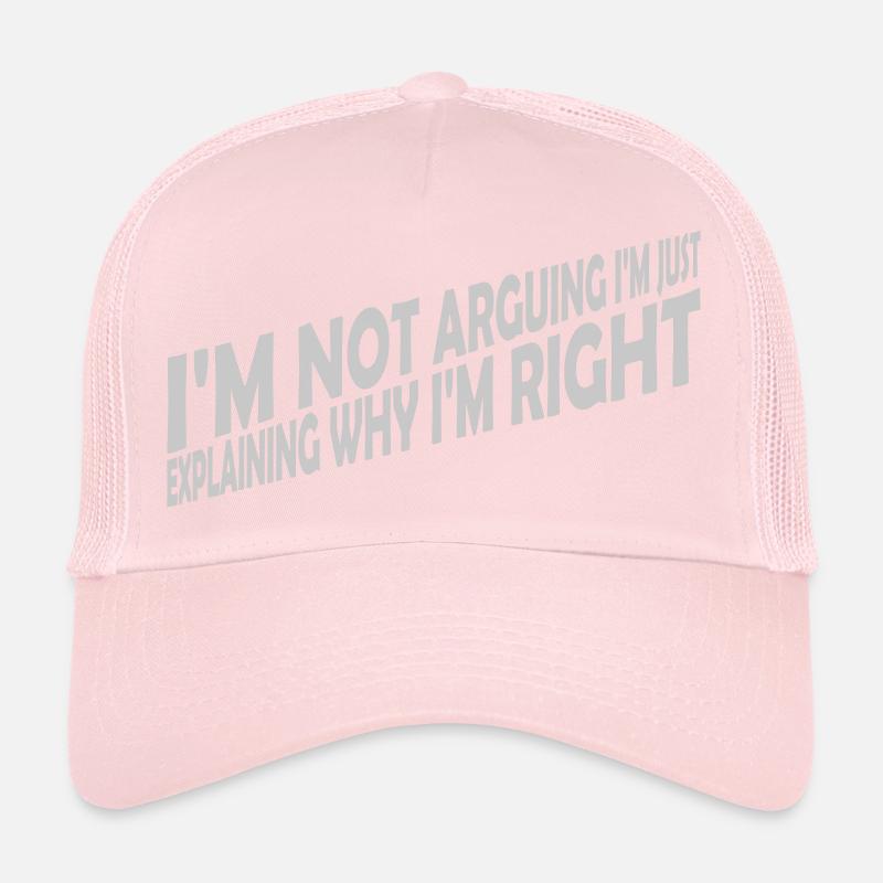 Je ne discute pas Casquette trucker 
