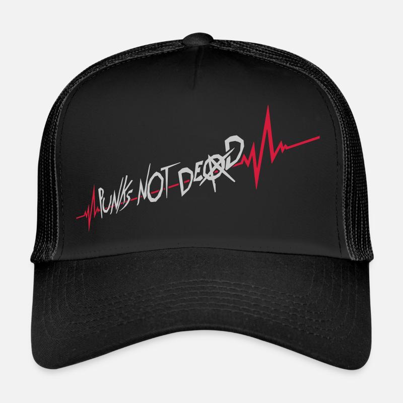 punks not dead Zitat Trucker Cap