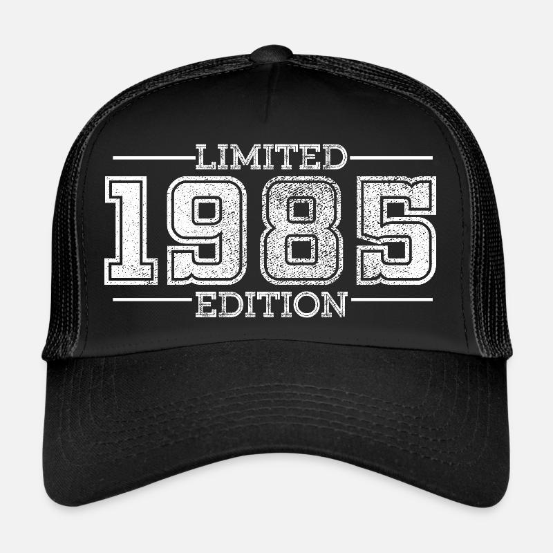 Conception d'anniversaire en édition limitée de 1985 Casquette trucker 