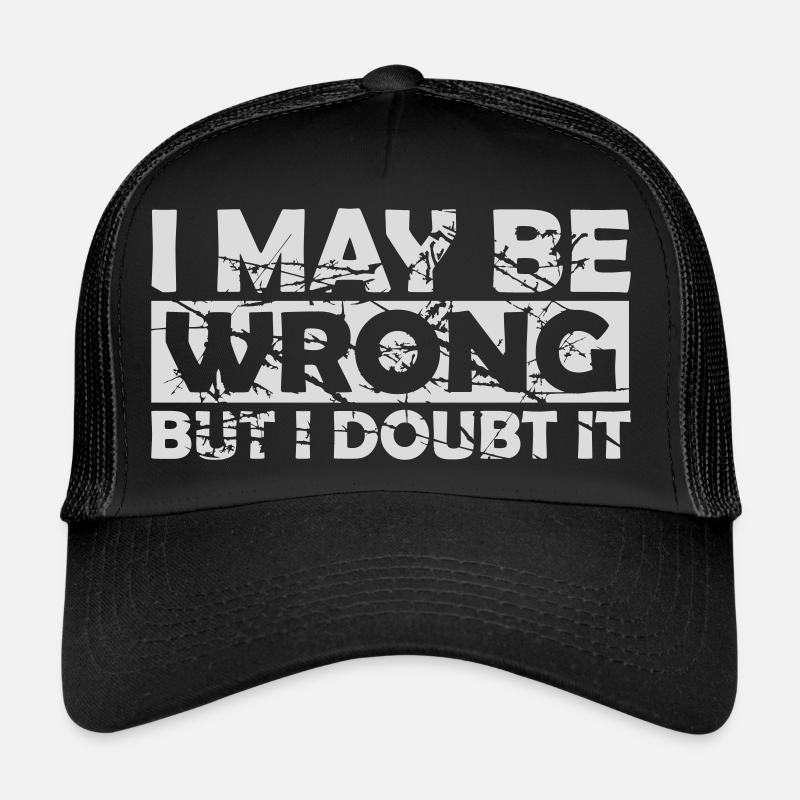 Je peux me tromper Casquette trucker 