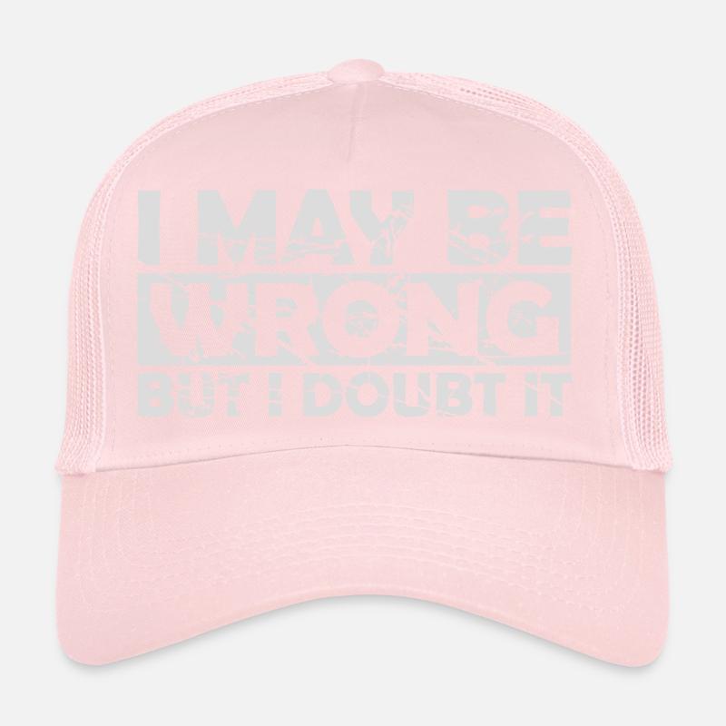 Je peux me tromper Casquette trucker 