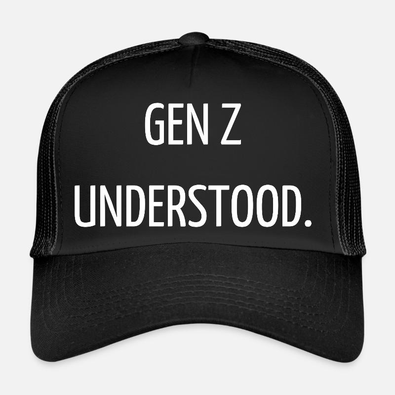 Gen Z understood Casquette trucker 