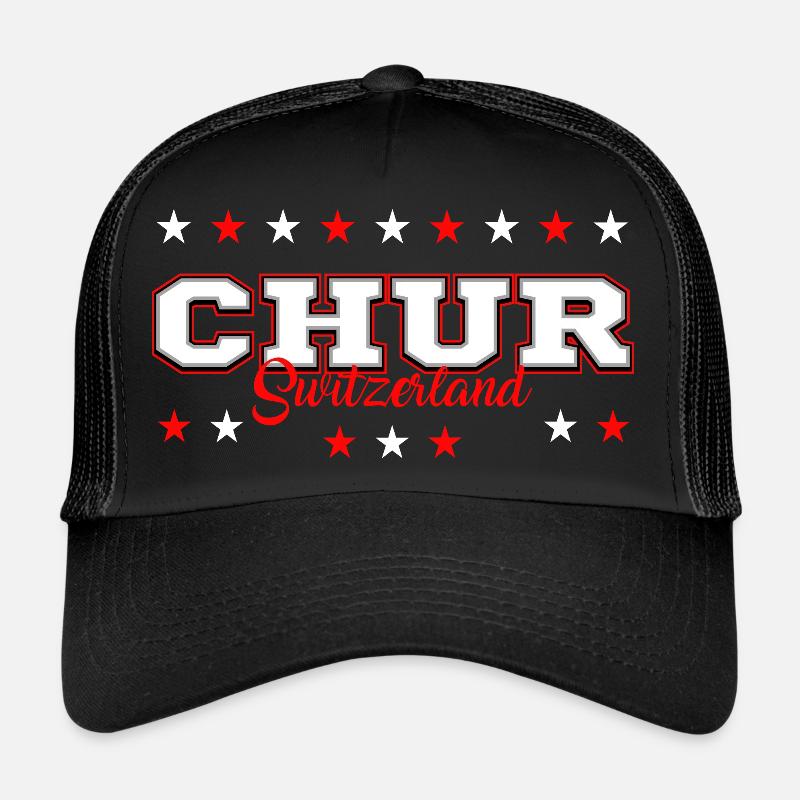 Chur - Trucker Cap - Schwarz/Schwarz