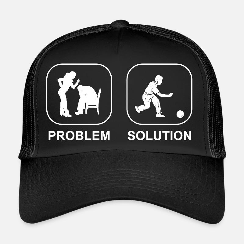 Bowling Skittles Gift Bowling Ball Kegel Bowler Trucker Cap