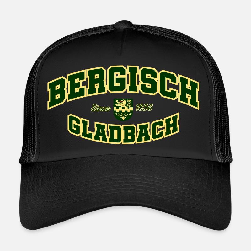 BERGISCHGLADBACH - Trucker Cap - Schwarz/Schwarz