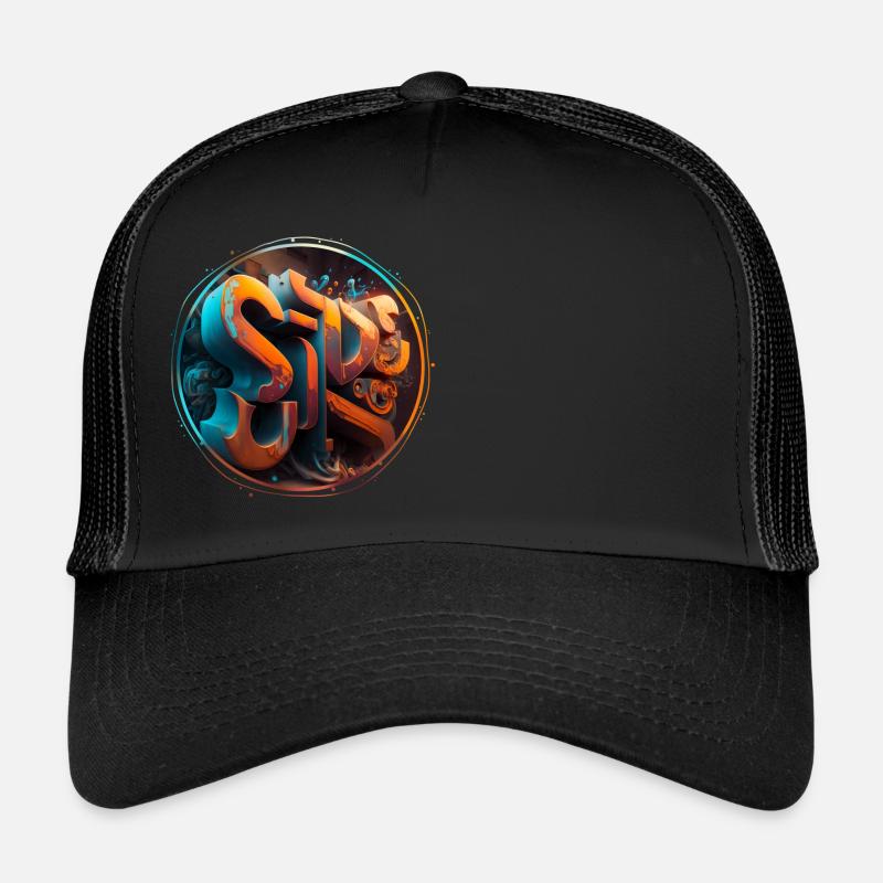 "Sci-fi" Graffiti Theme 1 Trucker Cap