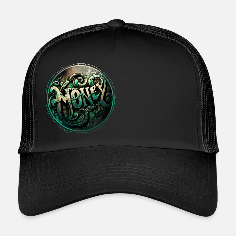 Graffiti d’argent Thème 1 Casquette trucker 