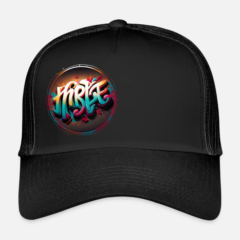"Inspire" Graffiti Theme 2 Trucker Cap