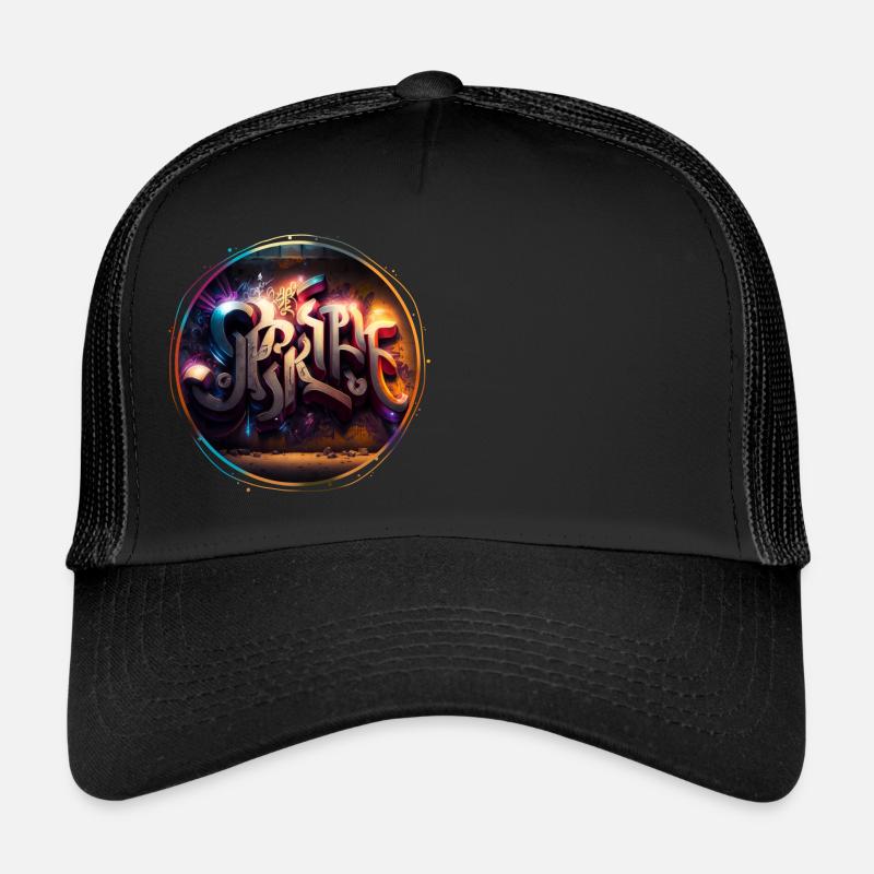 Graffiti « Lumière » Thème 3 Casquette trucker 