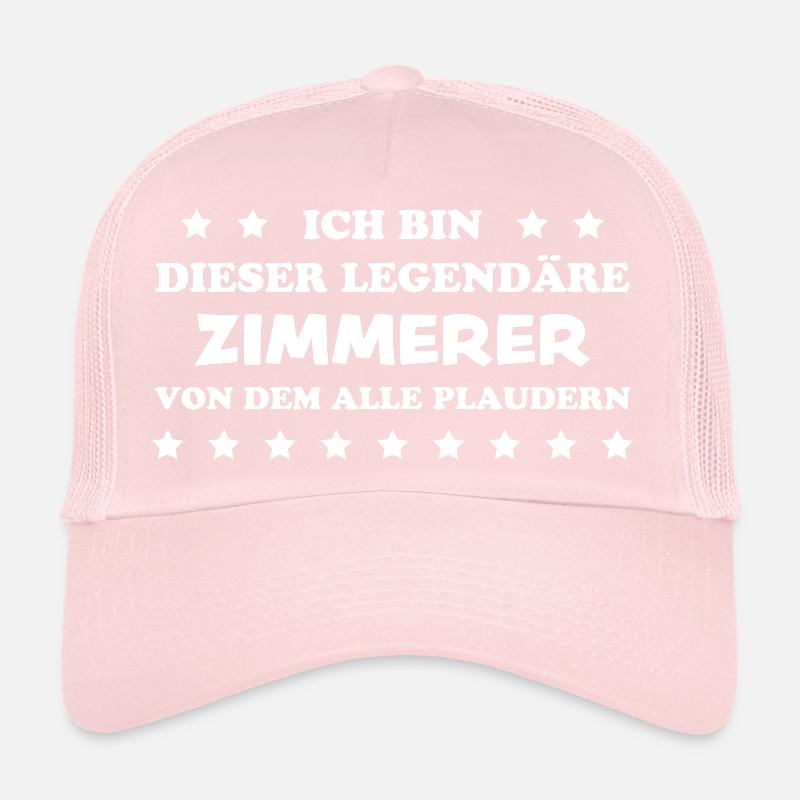 Zimmerer Lustiger Spruch Fun Zimmermann Geschenk Trucker Cap
