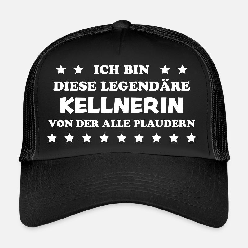 Kellnerin Lustig Spruch Serviererin Beruf Geschenk Trucker Cap