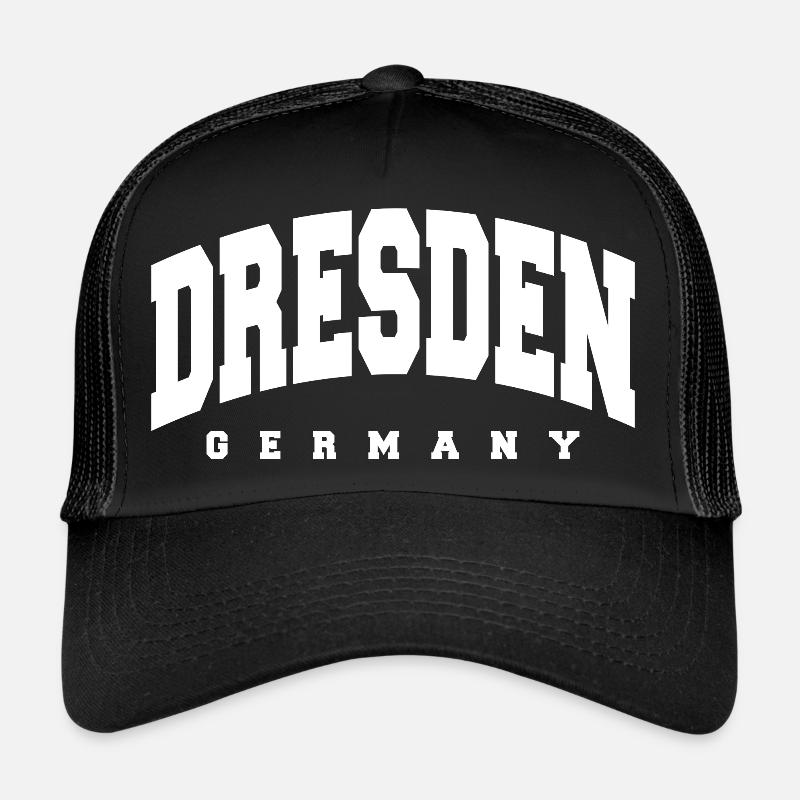 Dresden - Trucker Cap - Schwarz/Schwarz