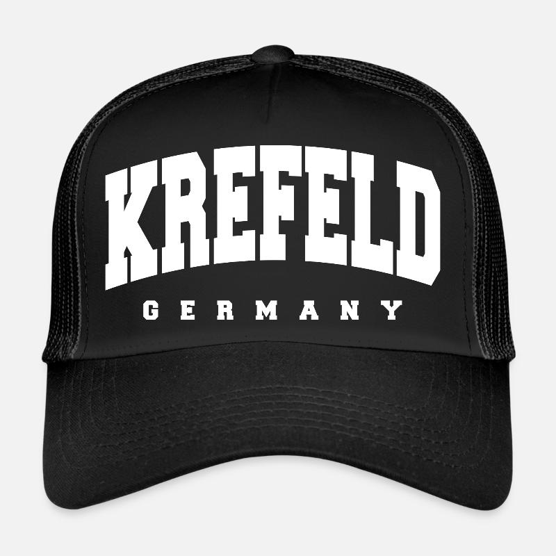 Krefeld - Trucker Cap - Schwarz/Schwarz