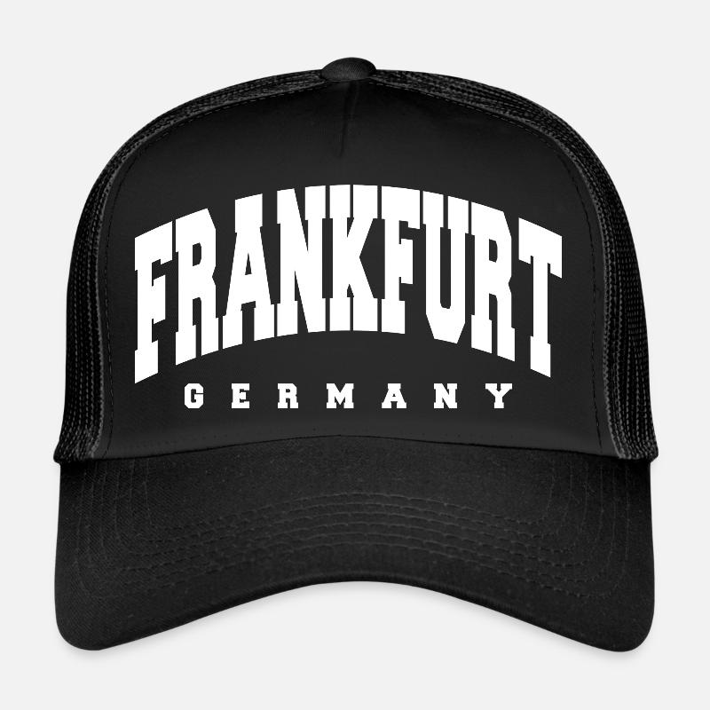 Frankfurt - Trucker Cap - Schwarz/Schwarz