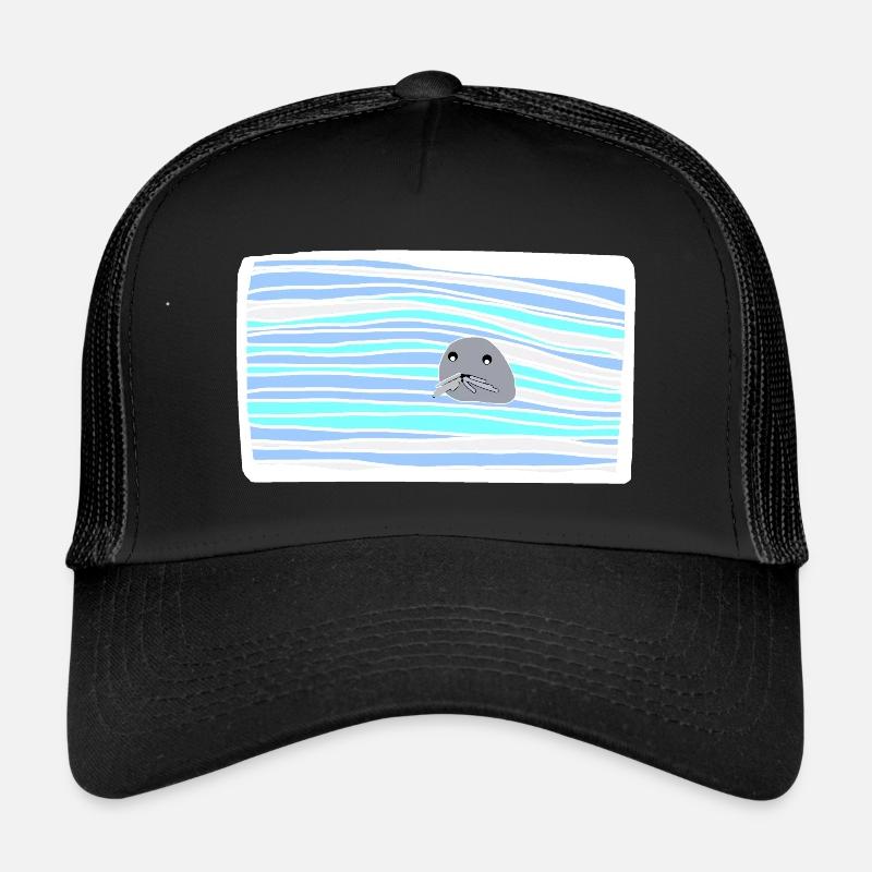 Robbe - Trucker Cap - Schwarz/Schwarz