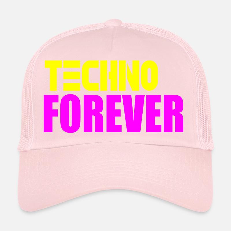Techno pour toujours Casquette trucker 