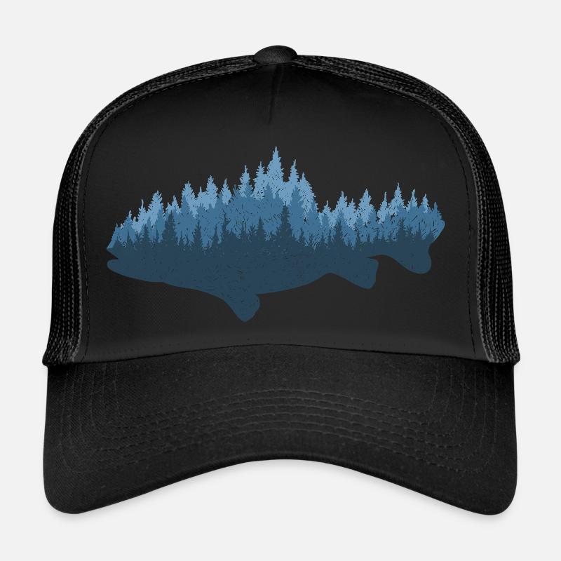 Forest fish Trucker Cap