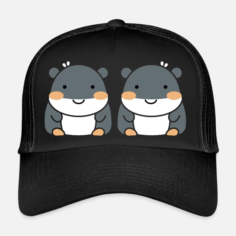Liebe kleine Nilpferde Trucker Cap
