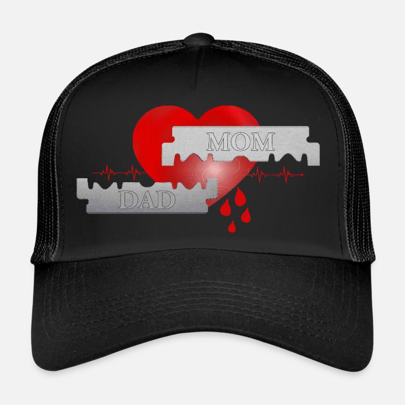 MAMA UND PAPA, ICH GEBE EUCH MEIN HERZ UND MEIN LEBEN Trucker Cap