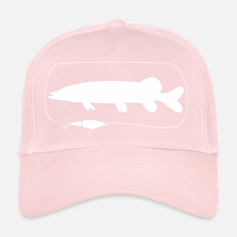 Brochet avec wobbler Casquette trucker 