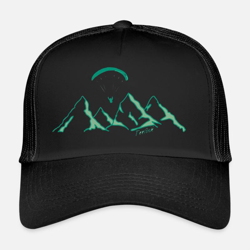 Paragliding Paragliding mountains - Trucker Cap - black/black